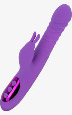 Intimlegetøj Teazers – Thrusting, Warming Rabbit Vibrator – Purple