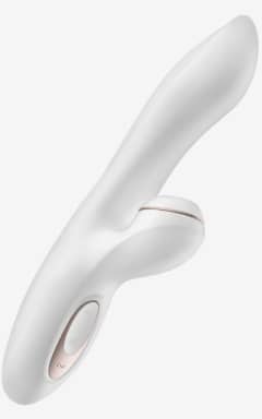 Alle Satisfyer Pro G-Spot Rabbit - Luftige pulser på klitten og en buet G-punktsstav rammer helt rigtigt, sammen. Dobbelt motor med mange niveauer, lydsvag og vandtæt til leg overalt.