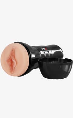 Pocket Pussy PDX Extreme - Wet Pussies - Super Luscious Lips XXL - Pocket pussy, der bliver frækt våd med bare vand, for en silkeblød, hudnær følelse. Juster sug og nyd dyb, fyldig forkælelse, som at have din yndlingsmodel helt tæt på.