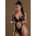 Daring Intimates - Wetlook Bodysuit With Zipper S/M