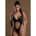 Daring Intimates - Wetlook Bodysuit With Zipper S/M