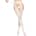 Leg Avenue - Heart Net Suspender Hose White