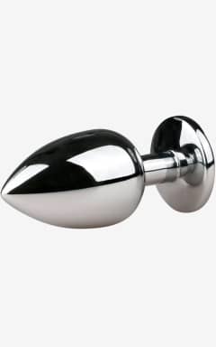 Intimlegetøj EasyToys Anal - Metal Butt Plug Silver/Pink - L