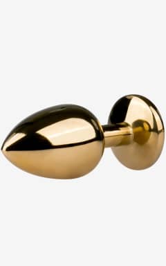 Analt EasyToys Anal - Metal Butt Plug No. 1 - Gold/Purple