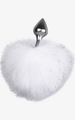 Analt EasyToys Fetish - Bunny Tail Plug No. 1 - Silver/White