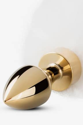 Analt EasyToys Fetish - Butt Plug – White Fox Tail