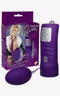 Vibrator æg Purple Pill Velvet