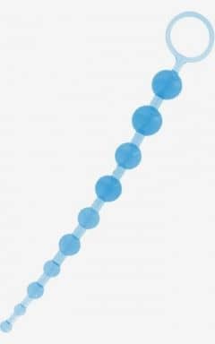 Analkugler Anal dildo Oriental Jelly Butt Beads Blue