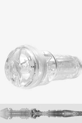 Fleshlight Ice Lady Crystal - Gennemsigtig Fleshlight vagina kombinerer visuel pirring med intens nydelse. SuperSkin-materiale og krystalmønster sikrer realistisk følelse hver gang.