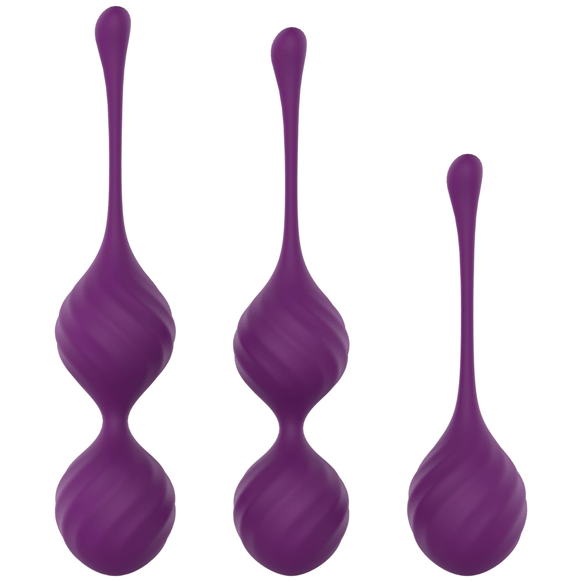 Kegel Ball Three pcs Set purple thumbnail