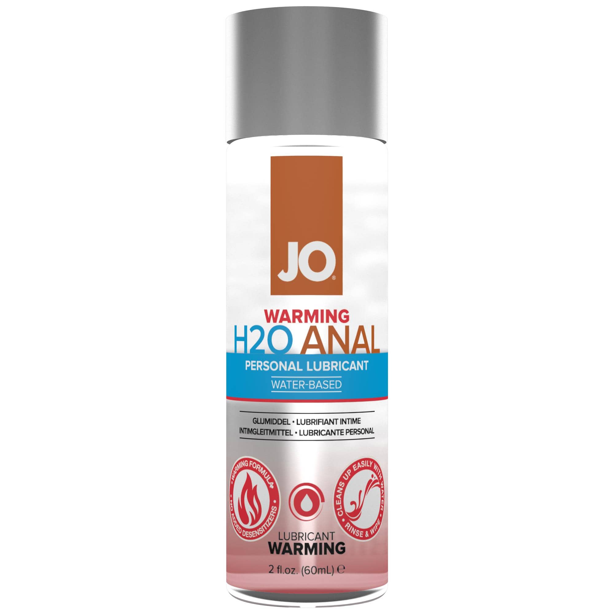 JO Anal H2O Waterbased Warming Lube 60 ml thumbnail