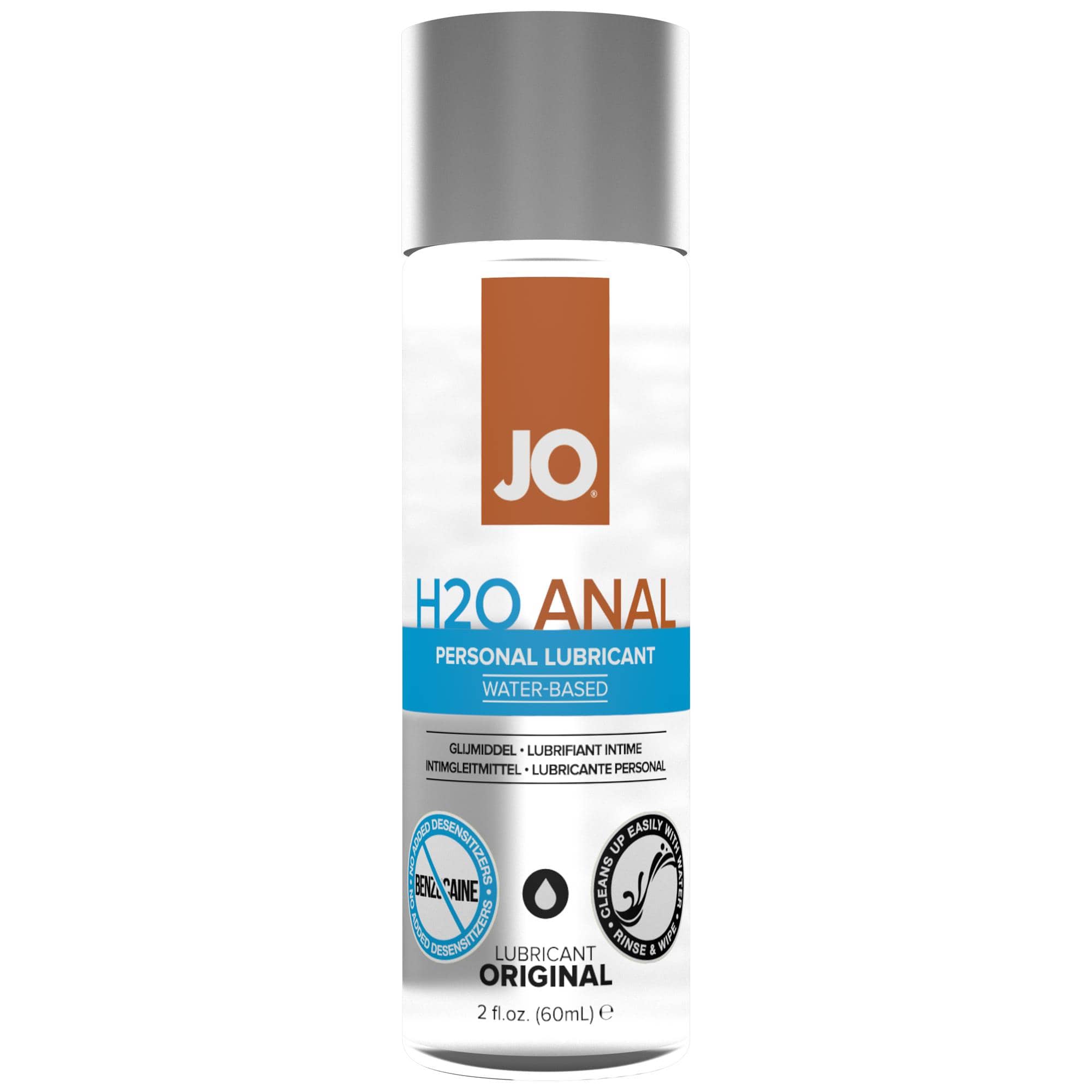JO Anal H2O Waterbased Lube 60 ml thumbnail