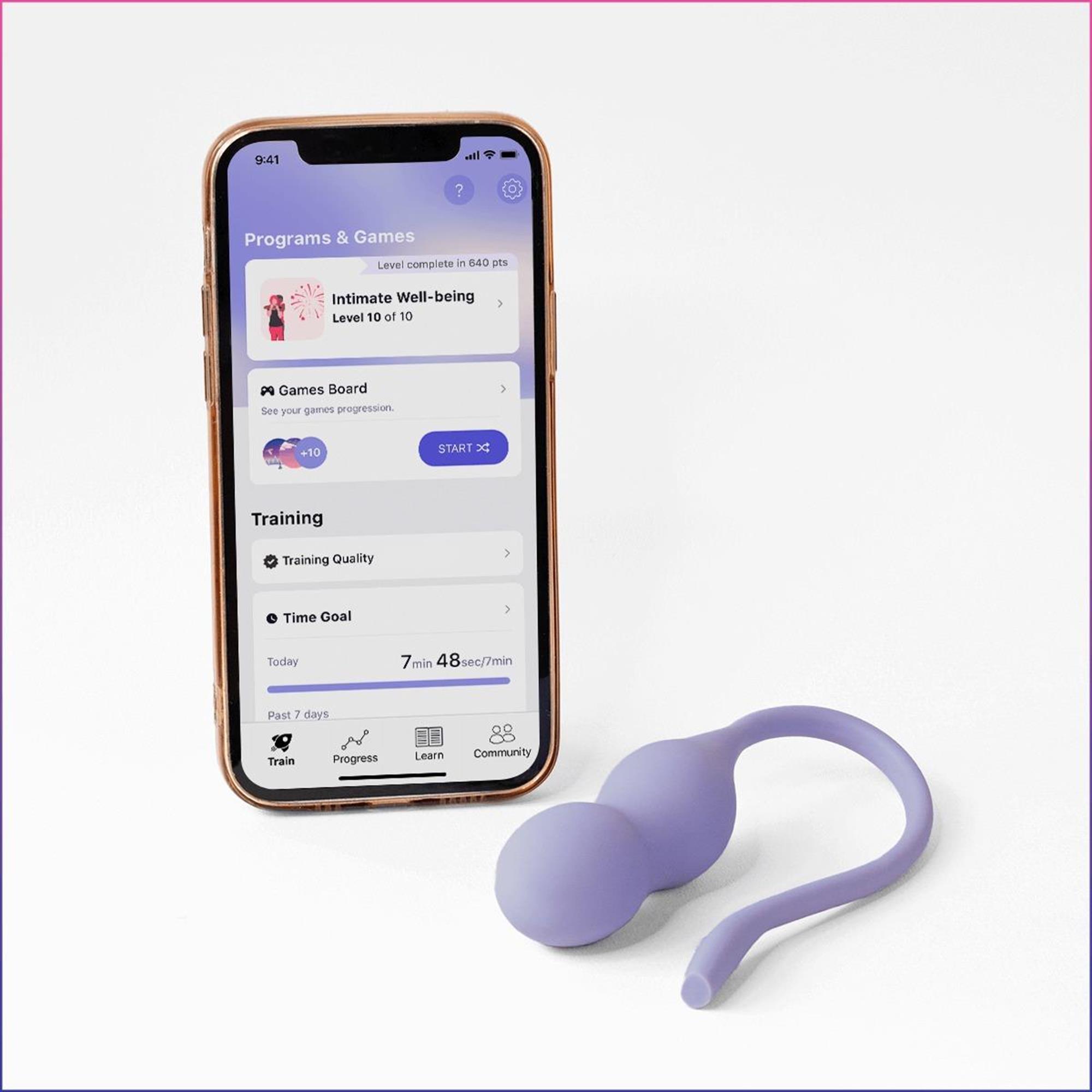 Perifit+ Pelvic Floor Trainer App Lilac thumbnail