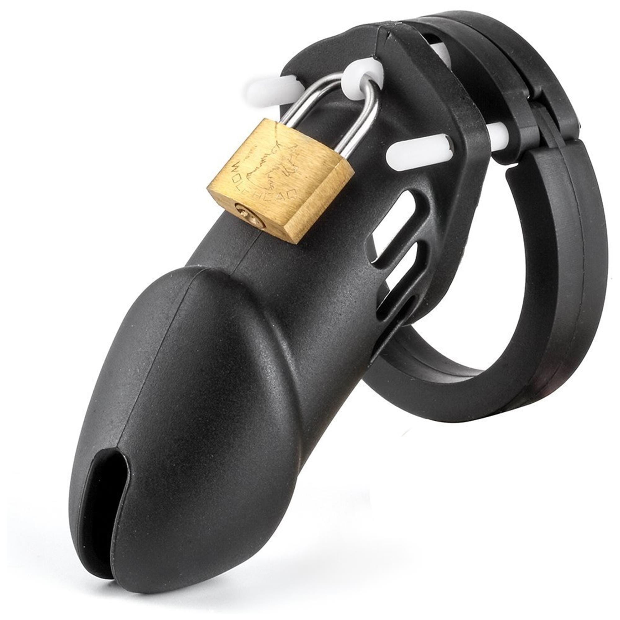 Cock Cage Black Silicone thumbnail