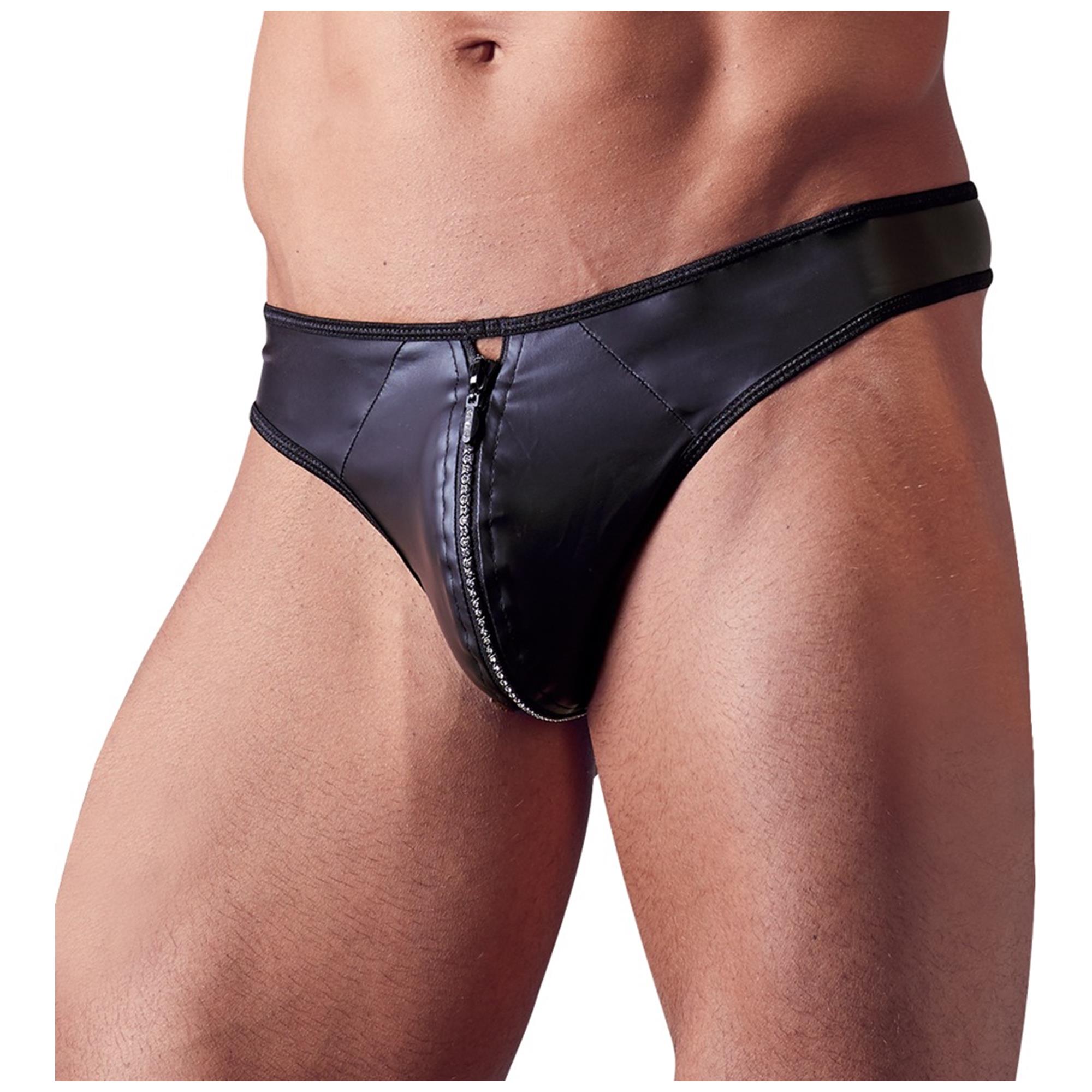 Men's G-String with Strass Zipper S thumbnail