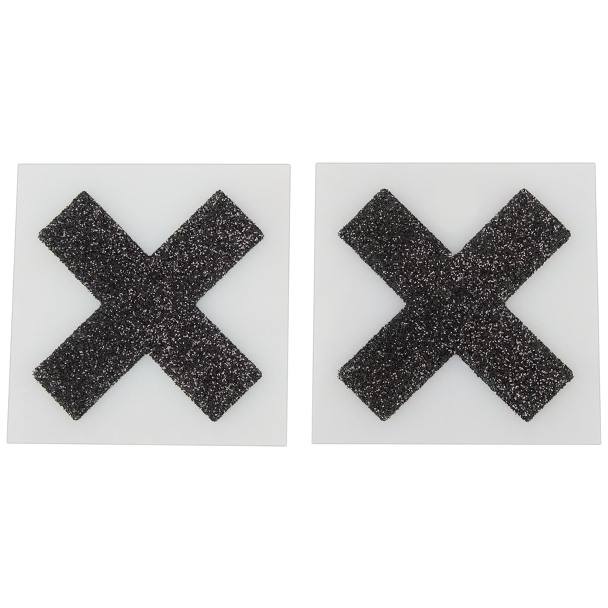 Nipple Sticker Cross Black