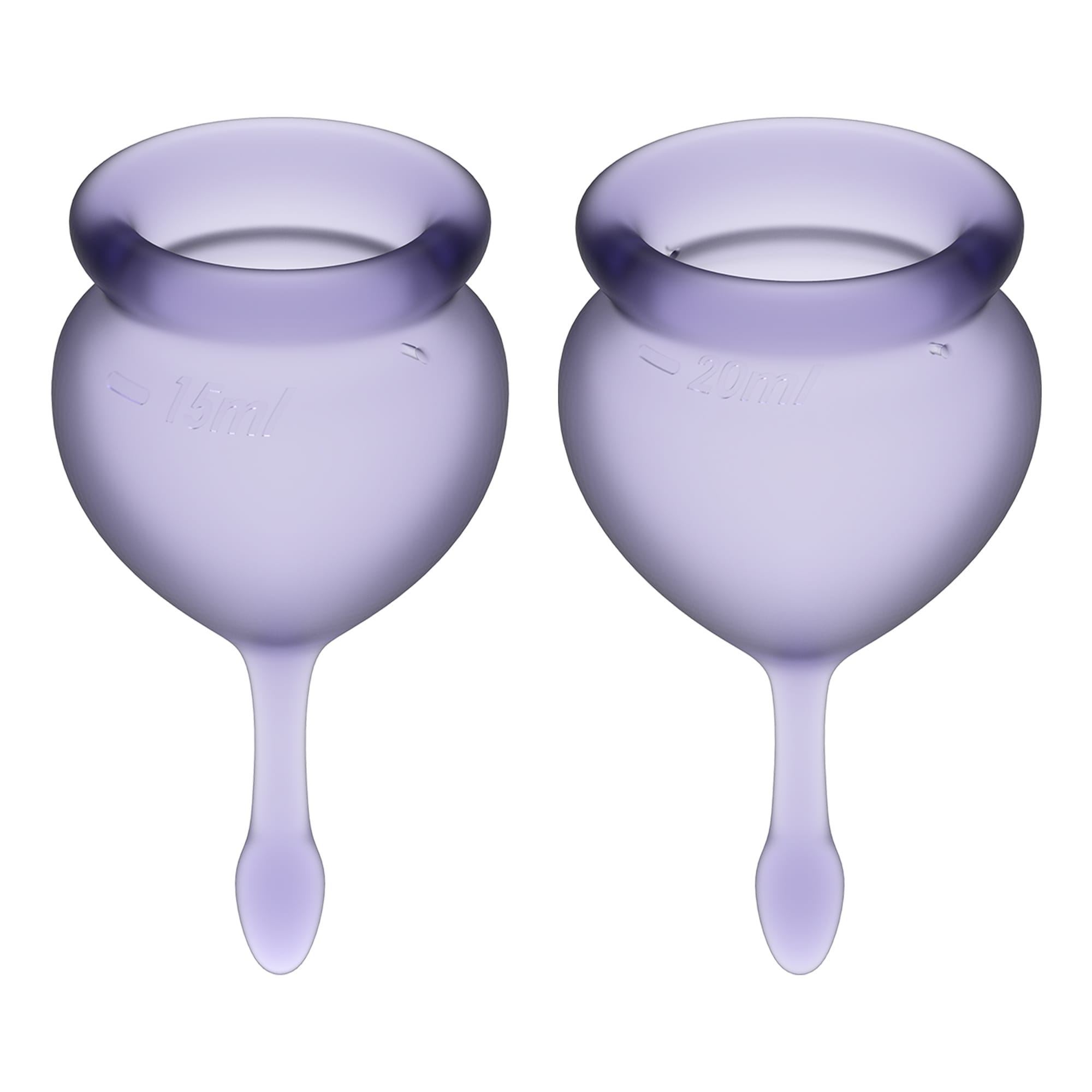 Satisfyer Feel Good Menstrual Cups Purple thumbnail