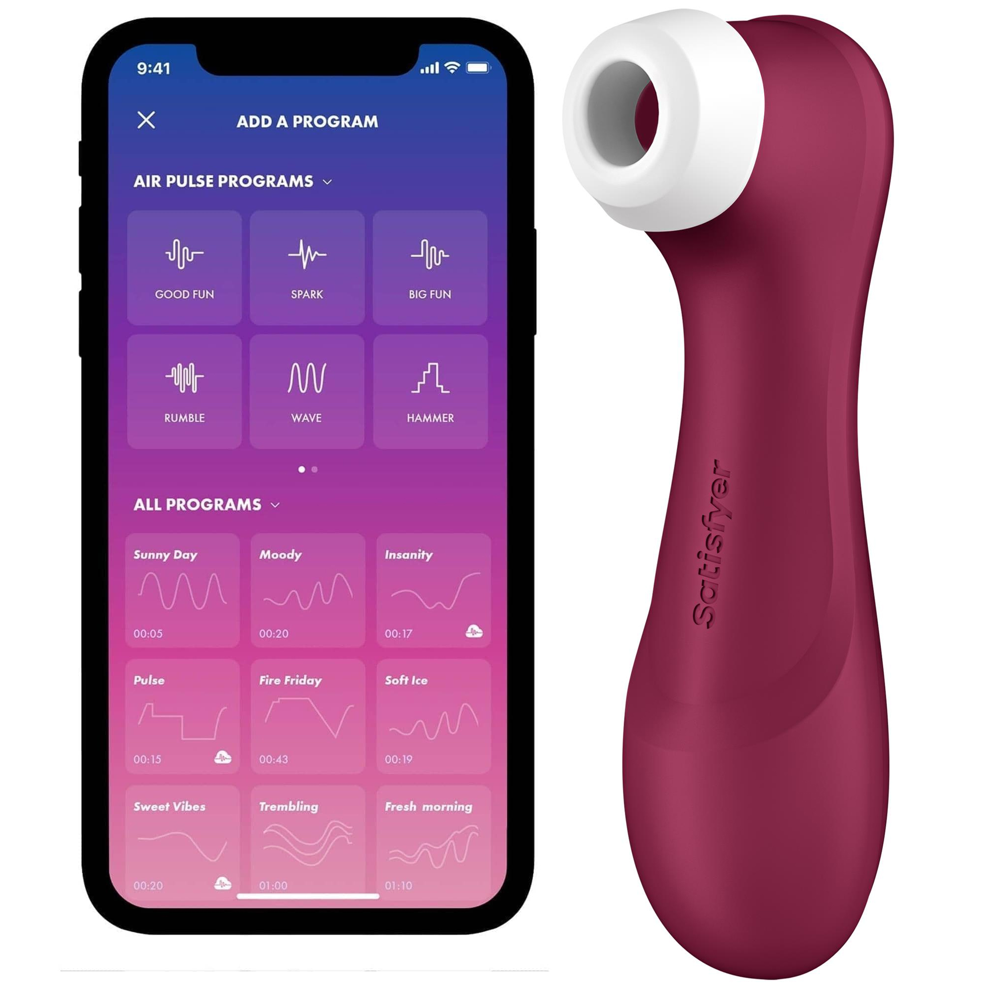 Satisfyer Pro 2 Generation 3 Red BT/App thumbnail