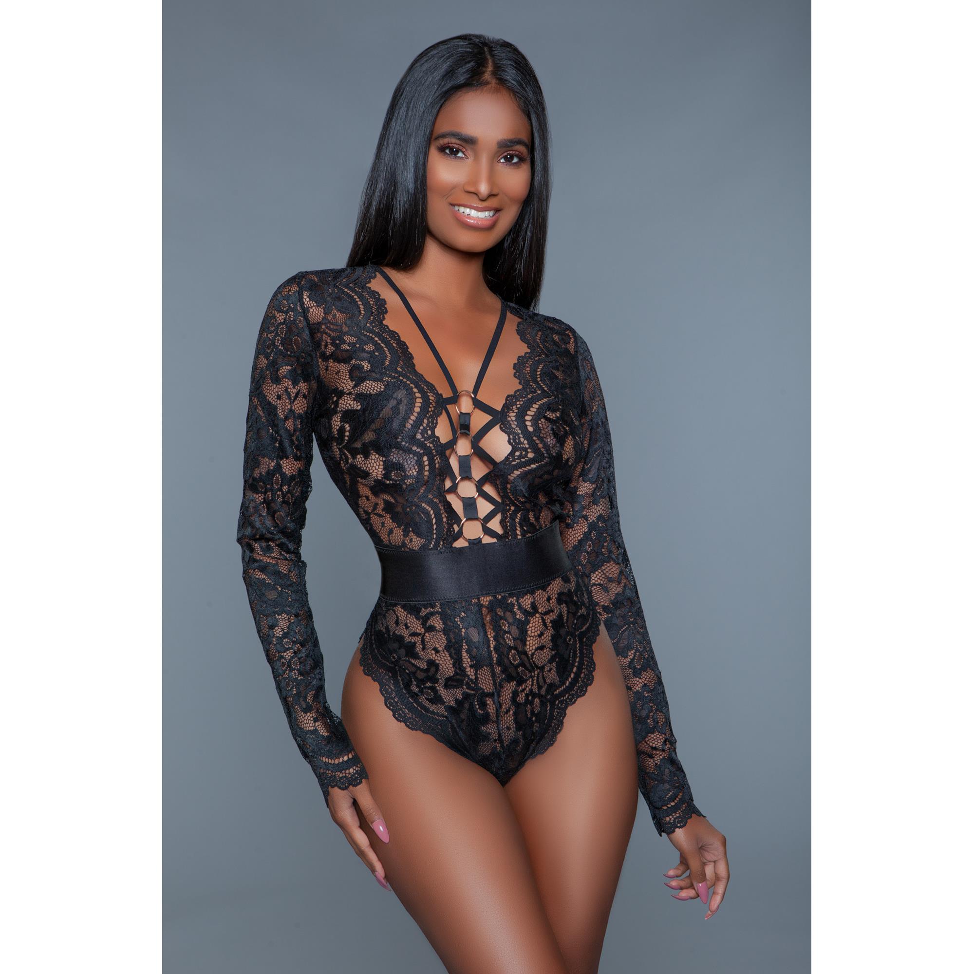 BeWicked Ramona Bodysuit Black XL