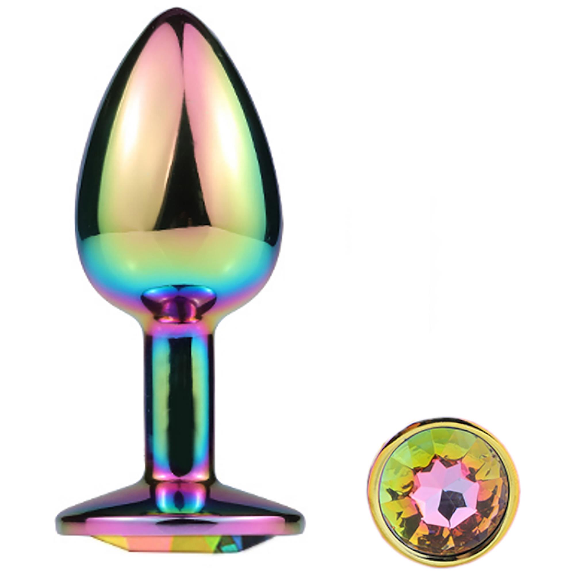 Mai Metal Anal Plug With Stone No 73 Rainbow S thumbnail