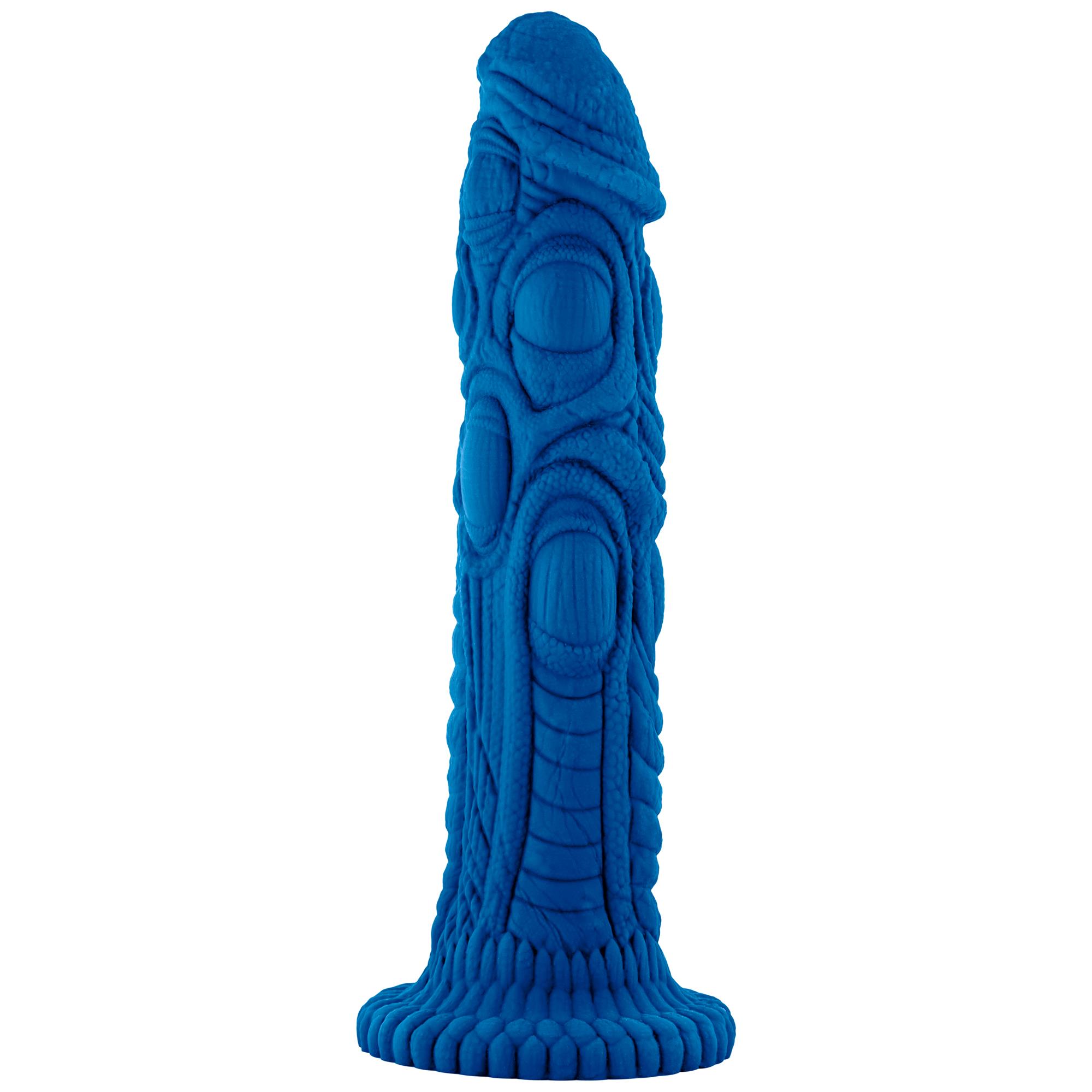 The Realm Draken Lock On Monster Dildo Blue thumbnail