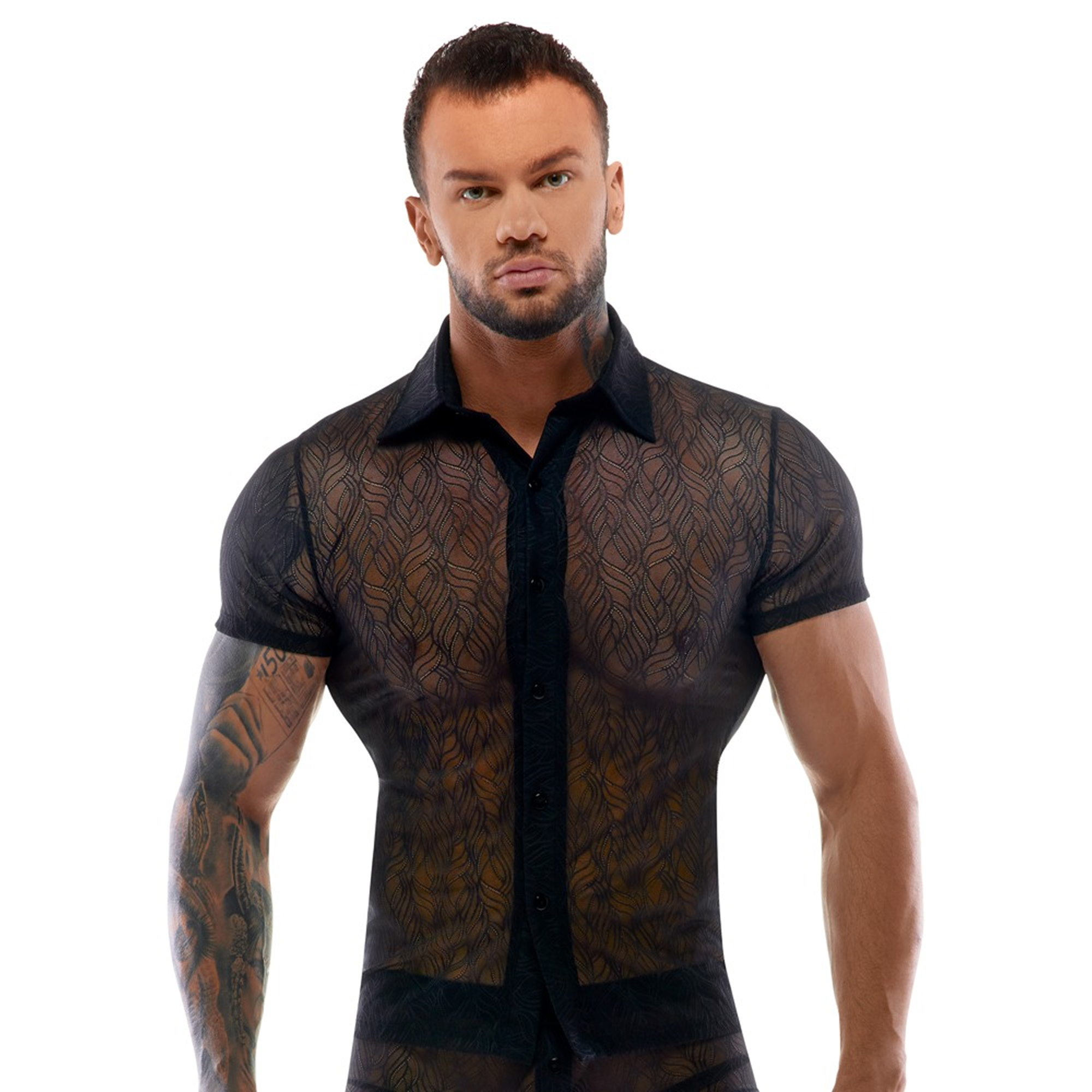 Brug Svenjoyment - Men's Shirt Buttons - Transparent - L til en forbedret oplevelse