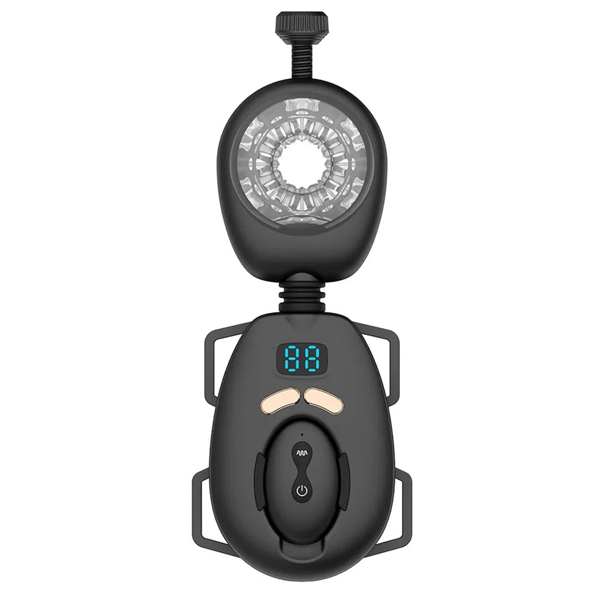 Brug Orgastobator - 06 - Male Masturbator With Swing Function - Black til en forbedret oplevelse