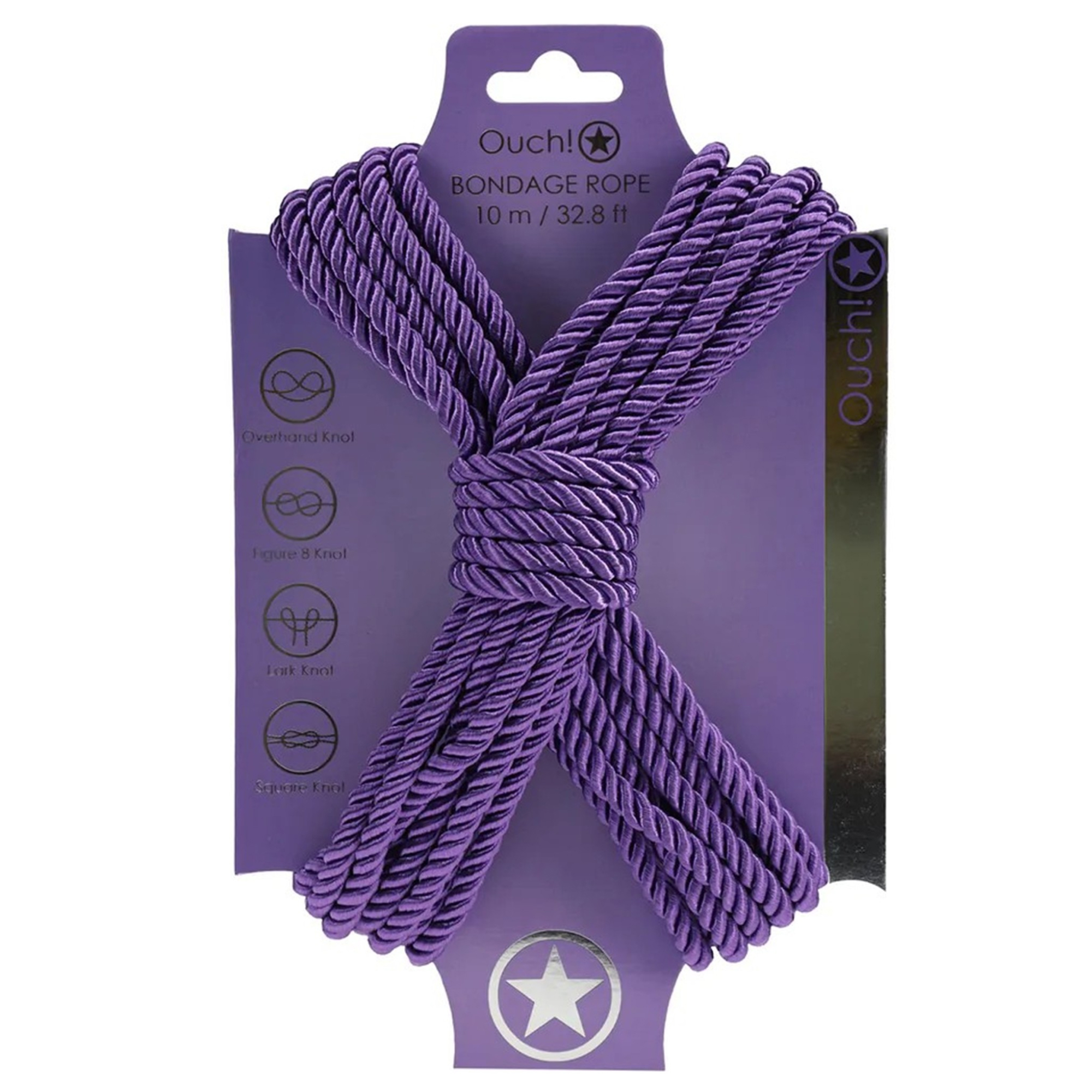 Brug Ouch! - Polyester Bondage Rope - Purple - 10m til en forbedret oplevelse