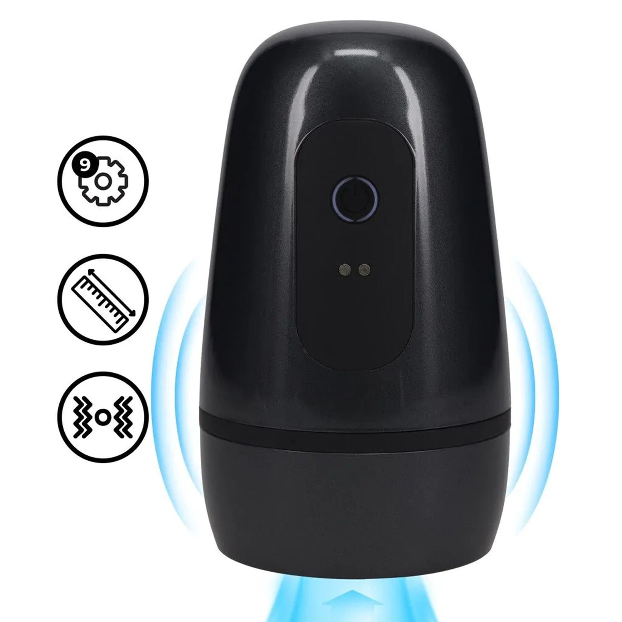 Brug Pumped - Pulsar Negative Pressure Suction And Vibration Masturbator Pump - Black til en forbedret oplevelse