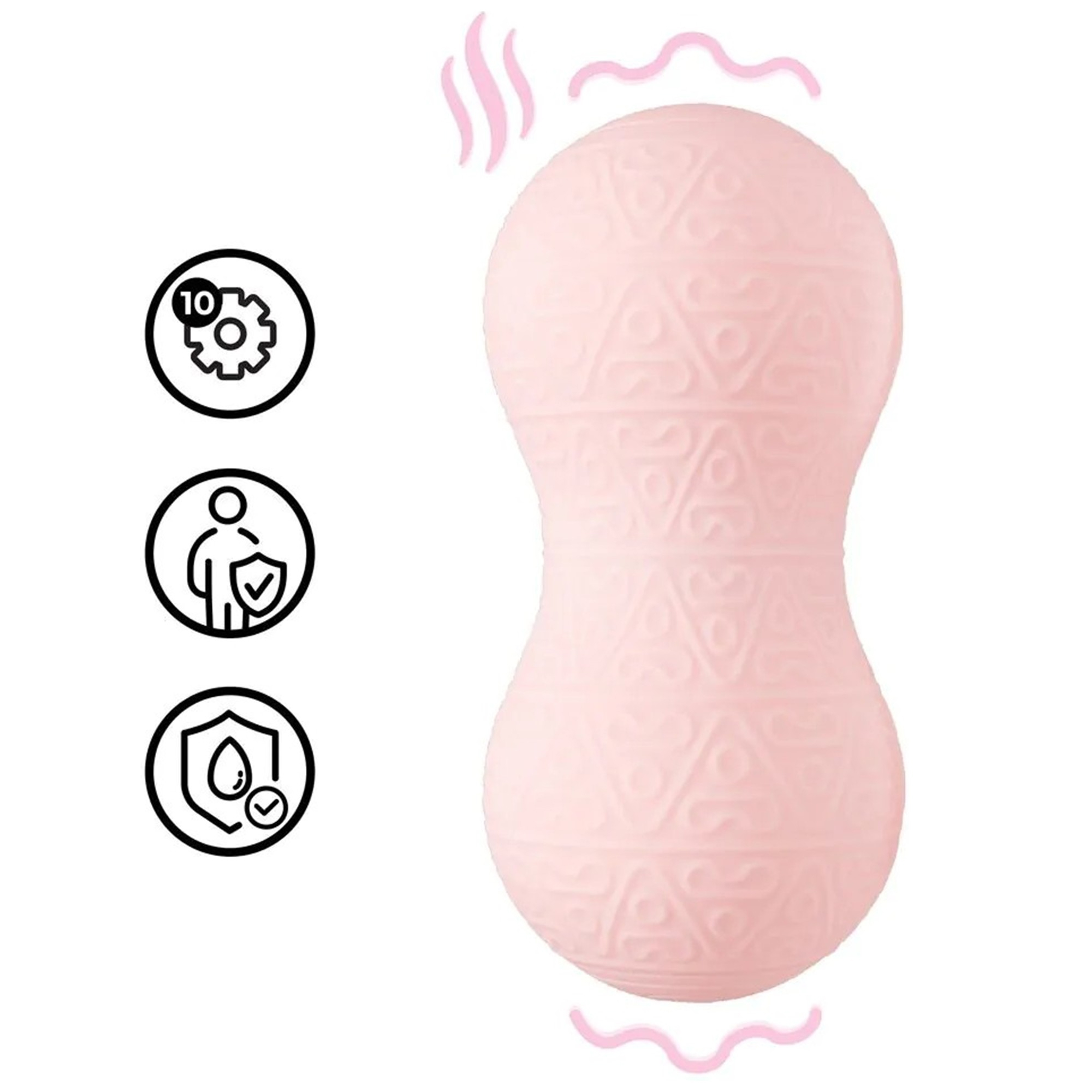 Brug Loveline - Vibrating And Heating Massager - Pink til en forbedret oplevelse