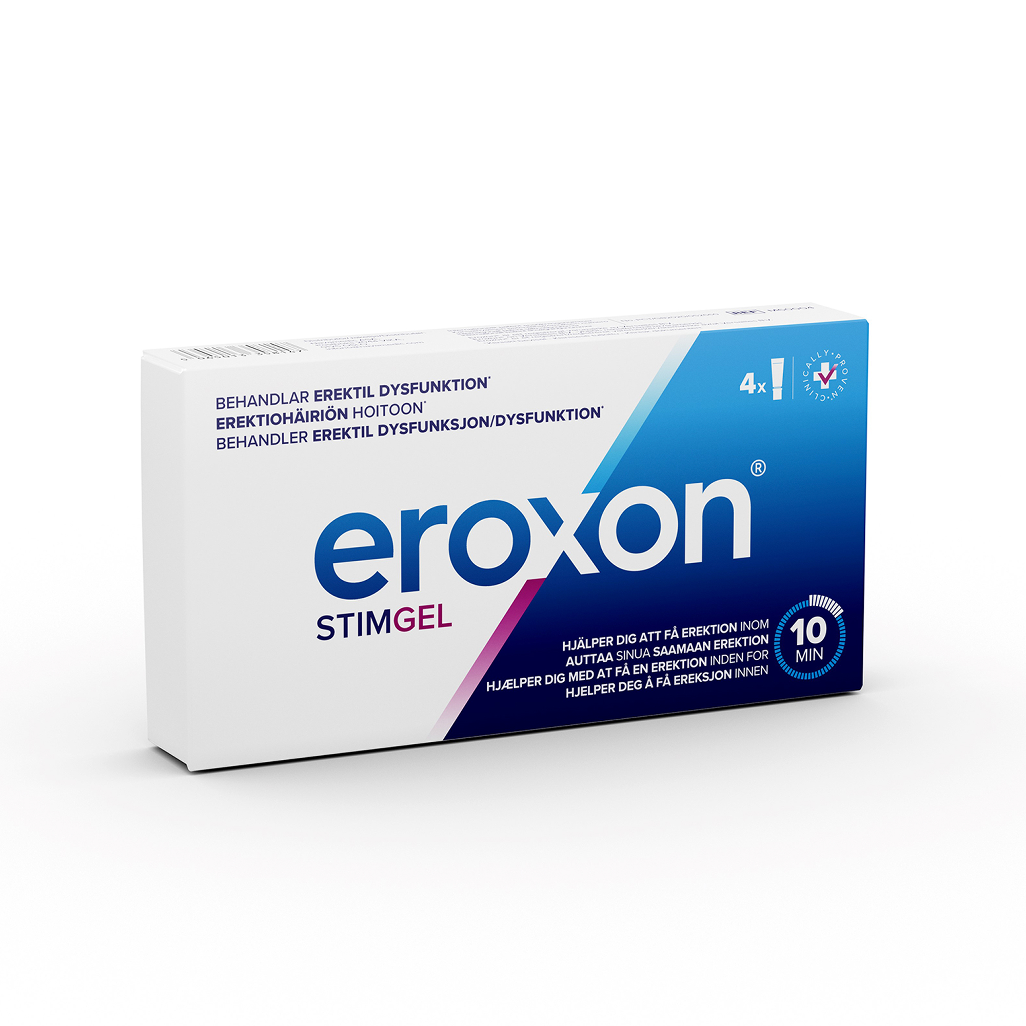 Brug Eroxon - Erectile Dysfunction Treatment Gel - 4-pack til en forbedret oplevelse