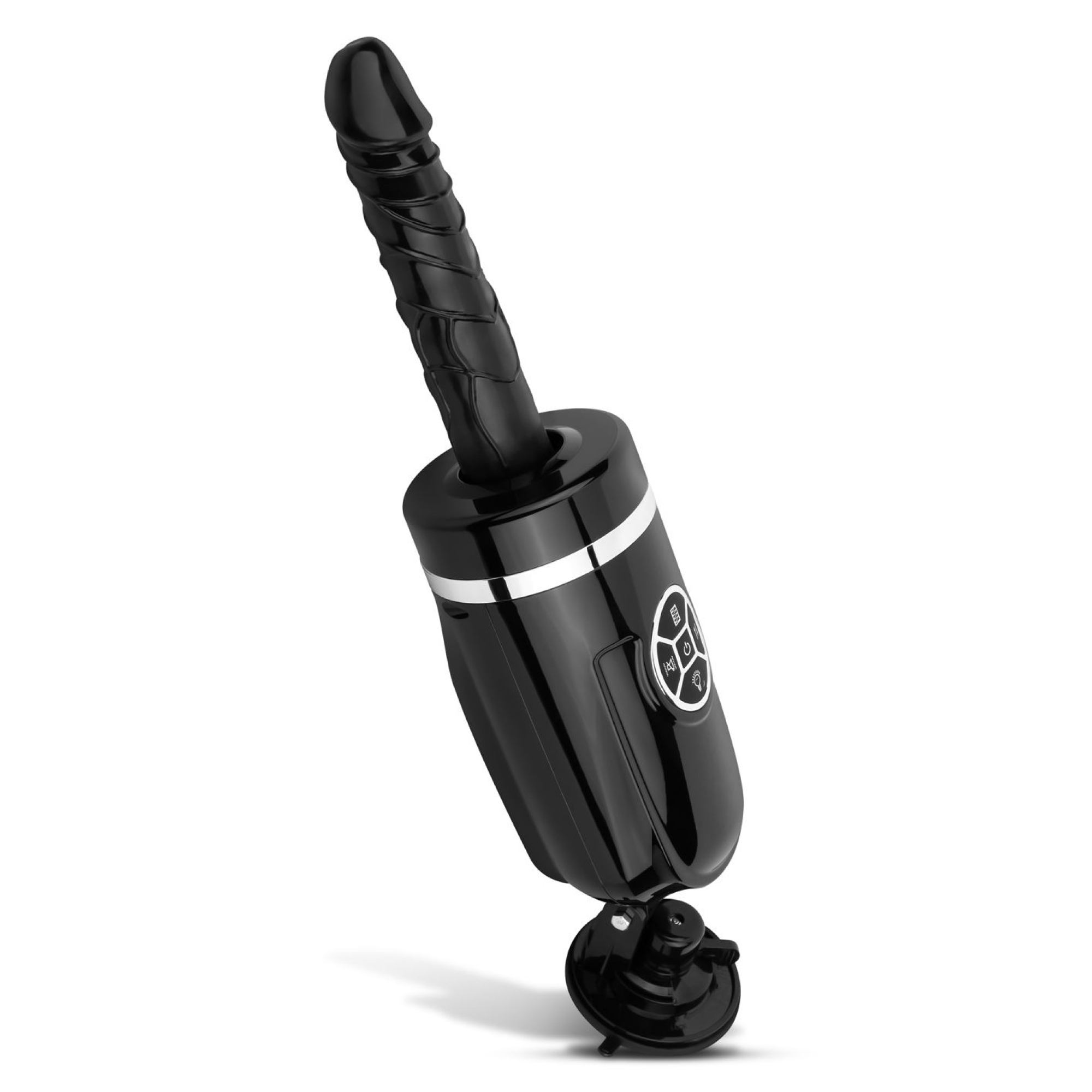 Brug Teazers - Thrusting Dildo Vibrator - Black til en forbedret oplevelse