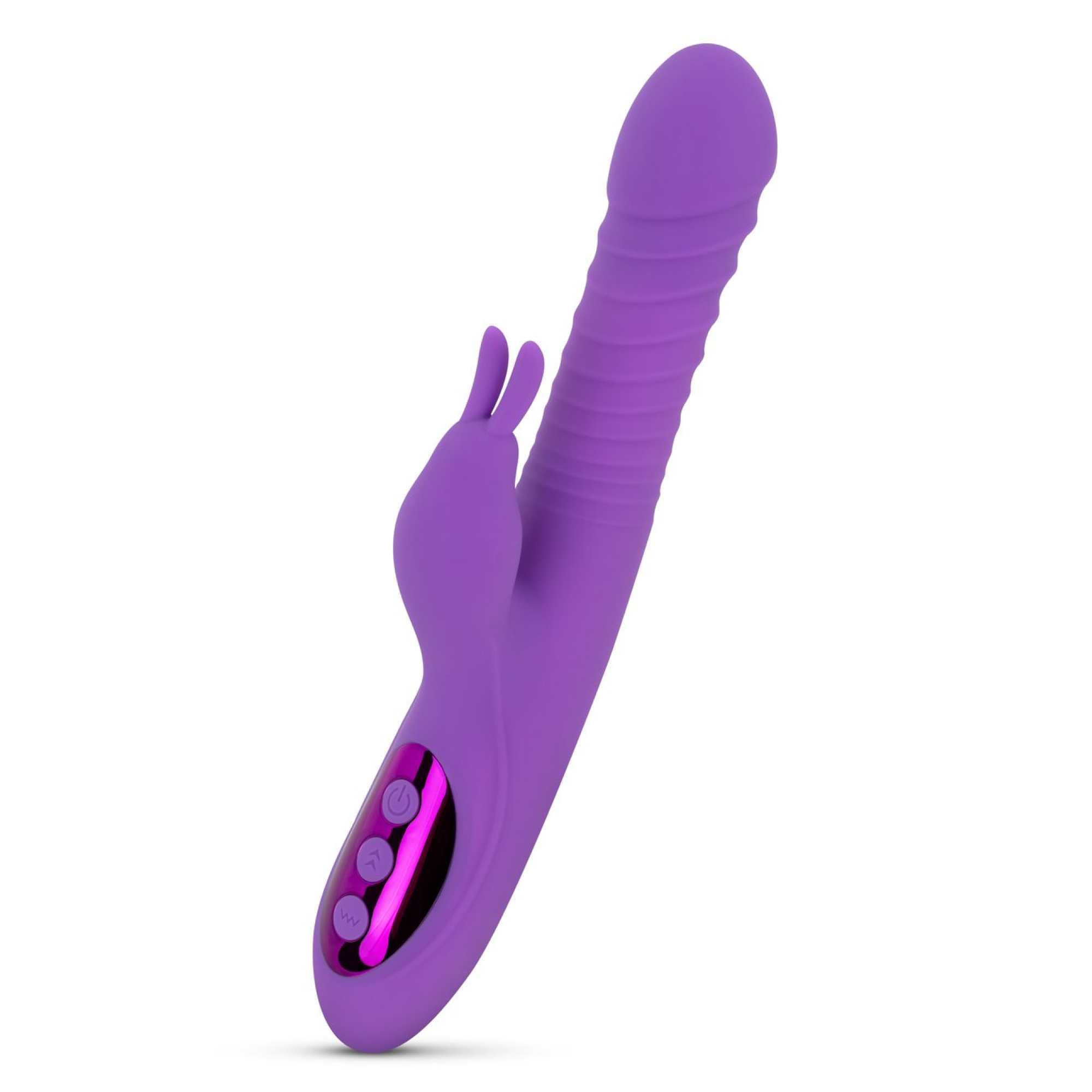 Brug Teazers  -  Thrusting, Warming Rabbit Vibrator  -  Purple til en forbedret oplevelse