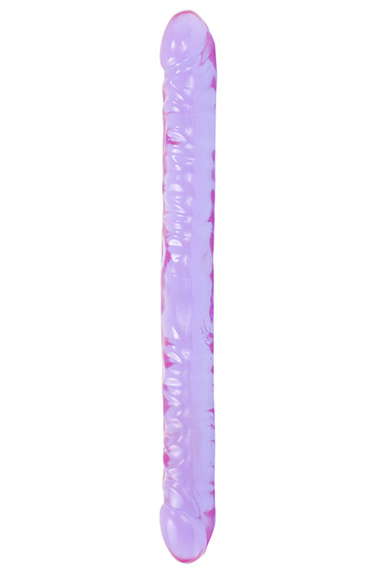 Køb Crystal Jellies 18 ”  Double Dong – Lilla
