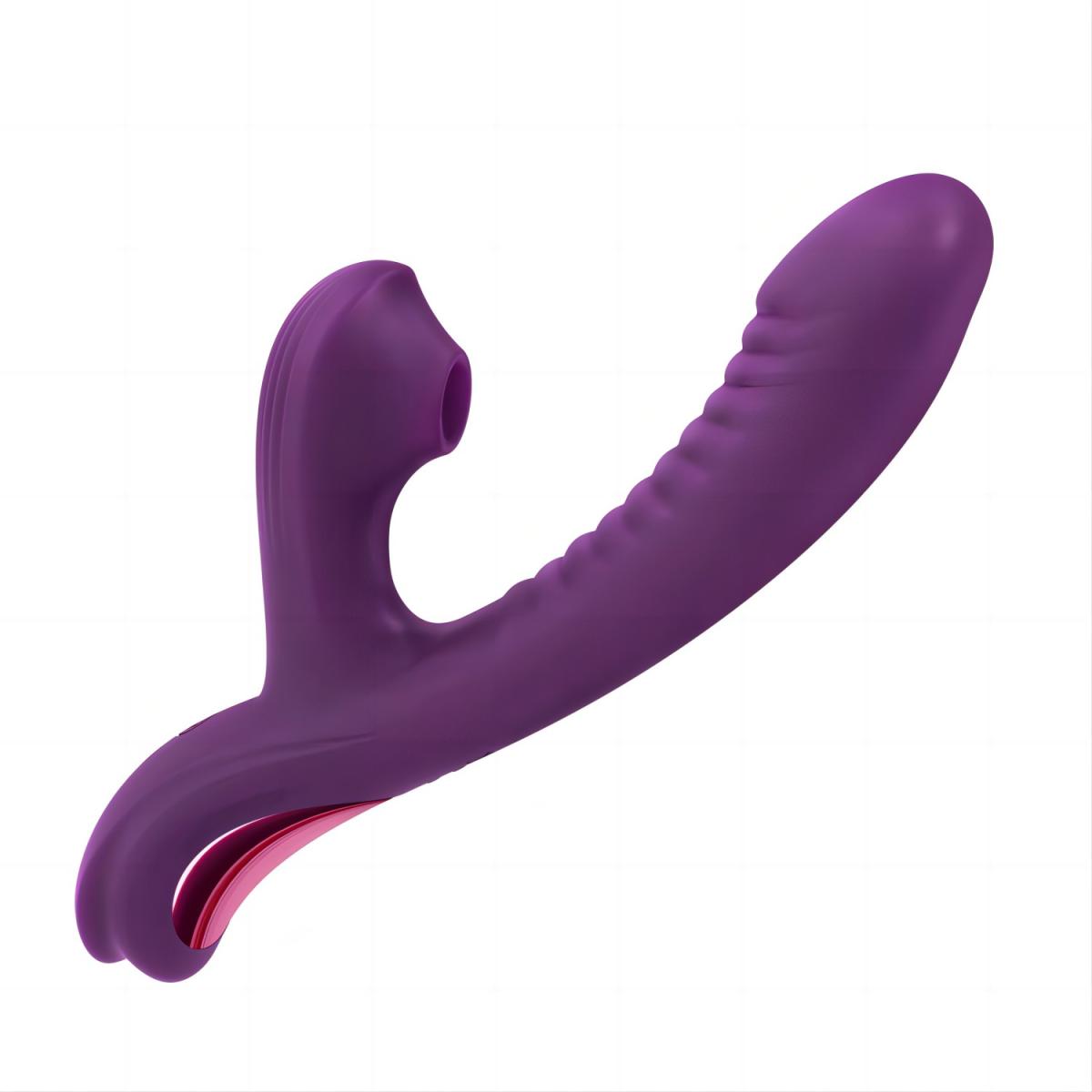 Tracy's Dog Beta Rabbit Vibrator 3 in 1 Purple thumbnail