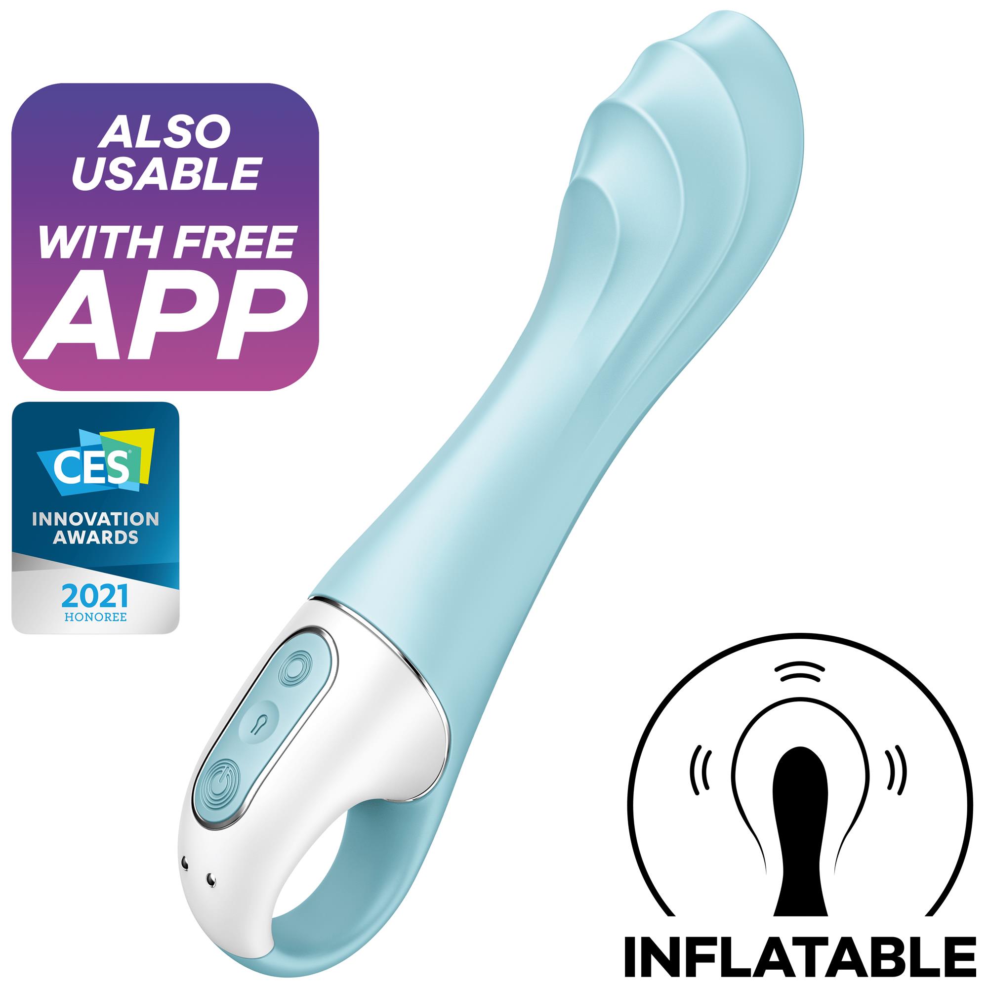 Air Pump Vibrator 5+ Blue thumbnail