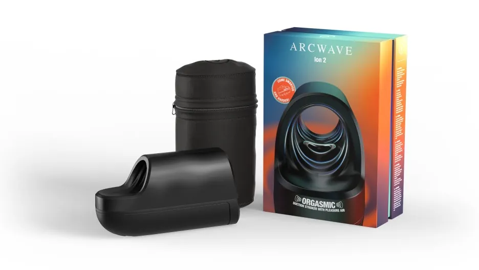 Indhold i æsken: Arcwave Ion 2, opbevaringspose og magnetisk ladekabel