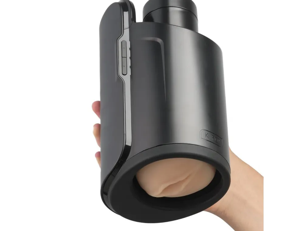 Kiiroo Keon med en Feel-stroker monteret