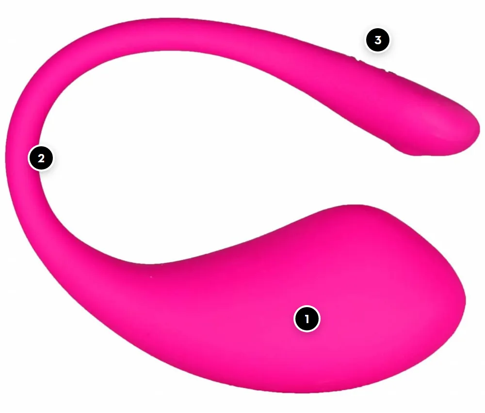 Lovense Lush 3 med æg, hale og knap