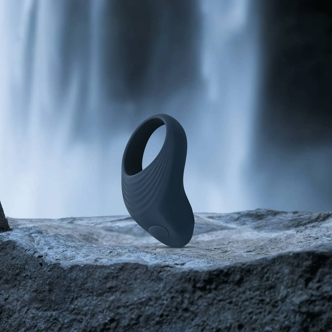 Boners Vibrating Cockring Blue
